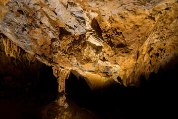 In Potpecka cave in Serbia