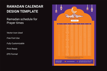 Ramadan Calendar Schedule - Fasting, Iftar and Prayer time table. Ramadan schedule 2021 for Prayer times in Ramadan. Ramadan Kareem Timing 2021 Calendar,