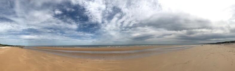Normandie Omaha beach nahe dem Gold Utah Sword Juno Strand Landungsorte der Alliierte im 2. Weltkrieg