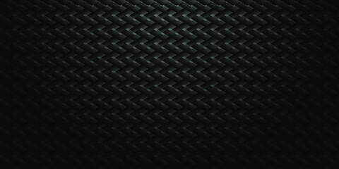 Dark black Geometric grid background Modern dark abstract vector texture