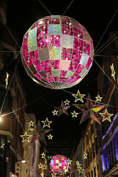 Carnaby Street Christmas Lighting. United Kingdom. 12.12.2017