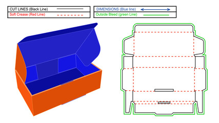 Corrugated Custom boxes, cardboard boxes and cartons box also 3D render box