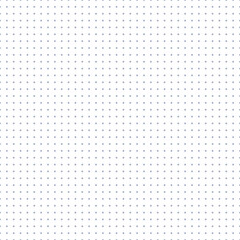 Grid paper. Dotted grid on white background. Abstract dotted transparent illustration with dots. White geometric pattern for school, copybooks, notebooks, diary, notes, banners, print, books.