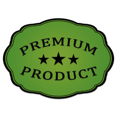 Premium product label