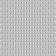 Abstract vector modern geometric pattern. Stock illustration.