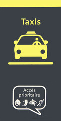 Naklejka premium taxis