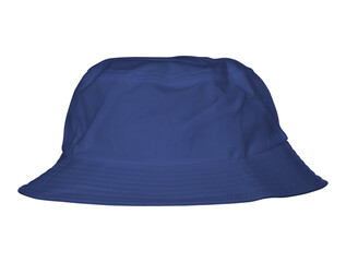 Visualize your design ideas easily with this Amazing Bucket Hat Mockup In Deep Ultramarine Color,...