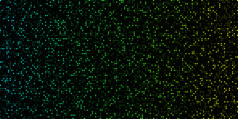 Particles Background Green Yellow Gradient