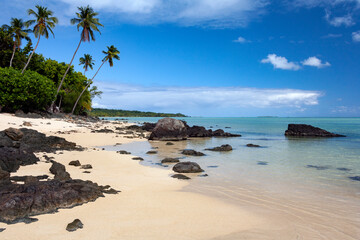 Fototapeta na wymiar Aitutaki Lagoon - Cook Islands - South Pacific