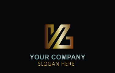 Modern Golden Logo Design