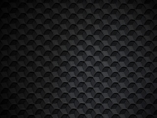 Dark hexagonal panoramic background. You can use it for banners