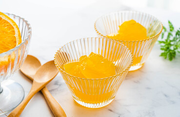 寒天ゼリー　オレンジ