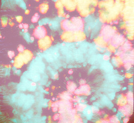 Watercolor Cool Patterns. Psychedelic Tie Dye.