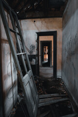 Fototapeta na wymiar Abandoned Psychiatric Hospital in Santa Maria - cordoba - Argentina