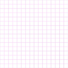 Grid paper. Abstract squared background with color graph. Geometric pattern for school, wallpaper, textures, notebook. Lined blank on transparent background.