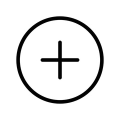 Medical plus line icon in black. Isolated on white background concept web buttons sign. Option symbol. Illustration add concept icons for web or app. Flat design style. Vector EPS 10