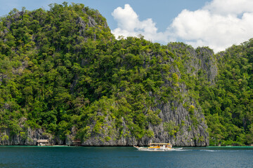 Fototapeta na wymiar Island hoping at Coron island, Palawan, Philippines
