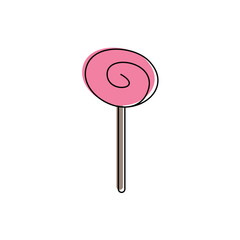 Candy  -  line vector icon