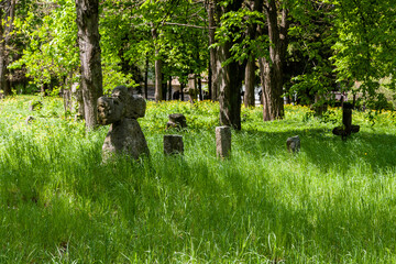 Ancient stone crosses