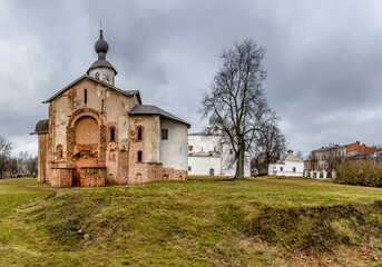 Fototapeta premium The Church of Paraskeva Pyatnitsa and the Church of the Assumption of the Virgin