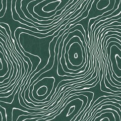 Seamless earth line topographic map organic pattern print. High quality illustration. Wavy lines shaped like the contours of the land. Nature inspired design for surface pattern print.