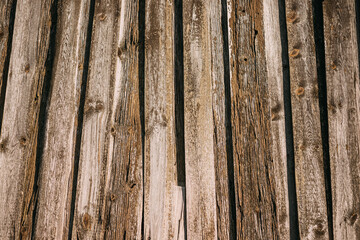 Wooden old planks, country wall, rustic wall, background