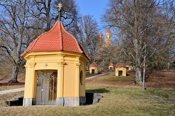 Rosenkranzkapellen am Aufgang zur Wallfahrtskirche Schönenberg, Ellwangen (Jagst)