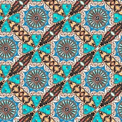 seamless pattern with flowers