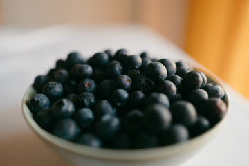 Blueberries in a bowl