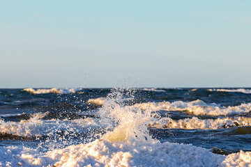 Baltic Sea at the end of winter