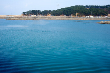 Mohang port in Taean-gun, South Korea.
