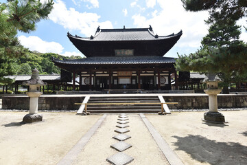 Obraz premium 黄檗山萬福寺 大雄宝殿 京都府宇治市
