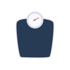 Fitness scale on white background vector design
