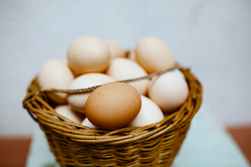 eggs in a basket
