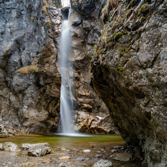 Fototapeta na wymiar Lainbach Wasserfall