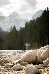 river in the mountains