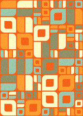 Abstract Geometric Pattern generative computational art illustration