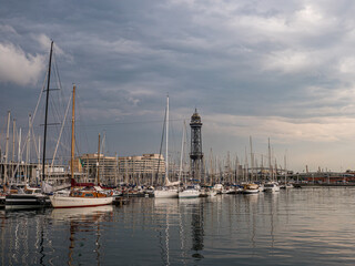 Fototapeta na wymiar Port Barcelona