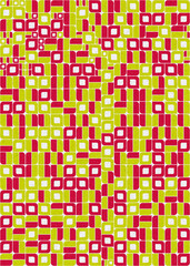 Abstract Geometric Pattern generative computational art illustration