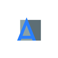  concept logo with letter , font A,B,C,D