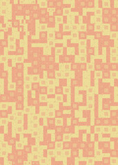 Abstract Geometric Pattern generative computational art illustration