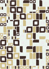 Abstract Geometric Pattern generative computational art illustration