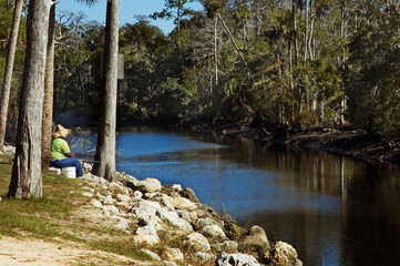 Fishing on the River