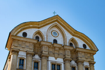 Ursuline Monastery Church at Congress Square in Ljubljana Slovenia