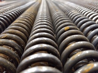 close up of pipes