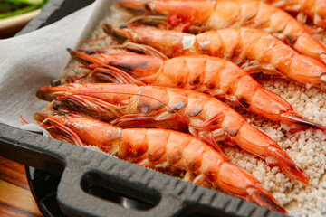 shrimp 새우 새우요리 대하구이