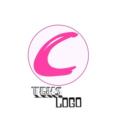 logo with letter "C"
and pink