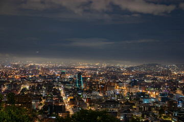 Fototapeta na wymiar city at night, Bogotá