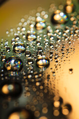 水滴が作る模様