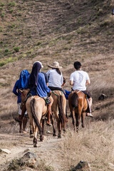 dramatic photos of the worlds smallest volcano. The Taal volcano in the Philippines before its eruption in 2020.